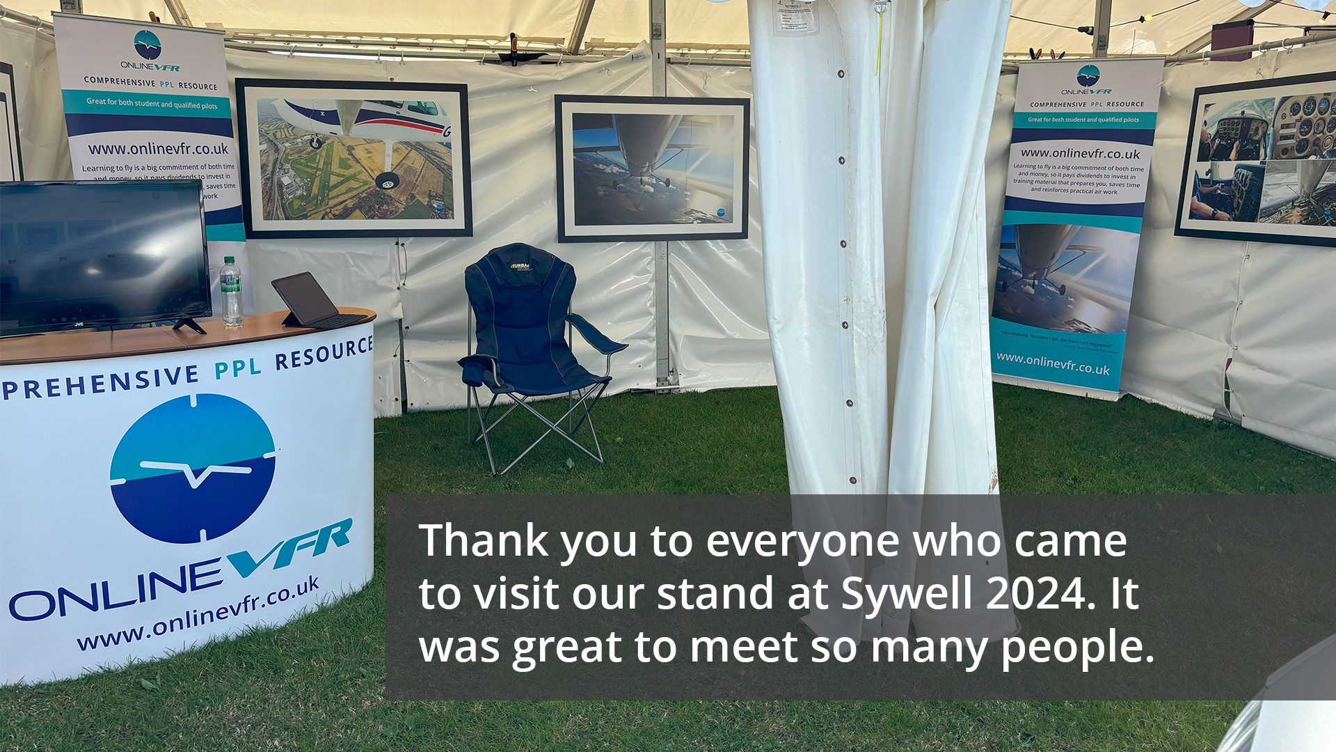 OnlineVFR thanks Sywell2024
